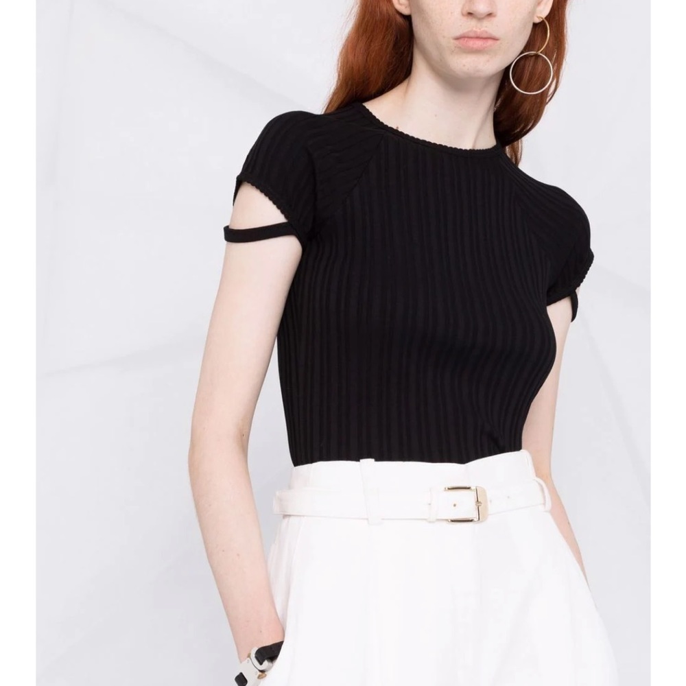 Helmut Lang Little Rib short-sleeve T-shirt
